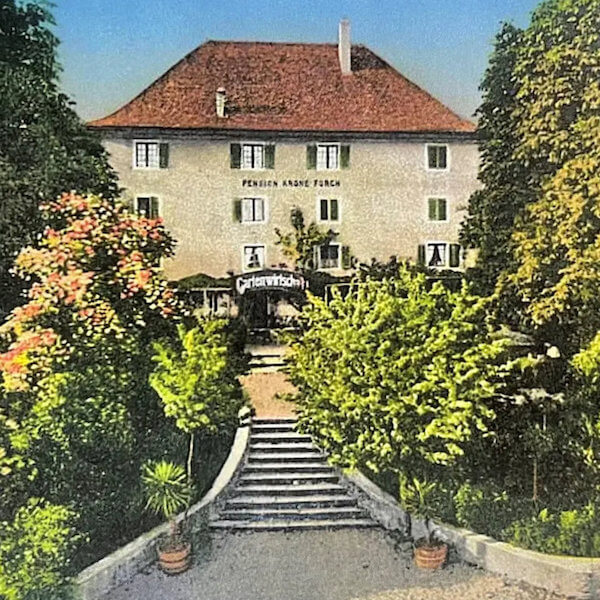 Zeichnung Gartenansicht